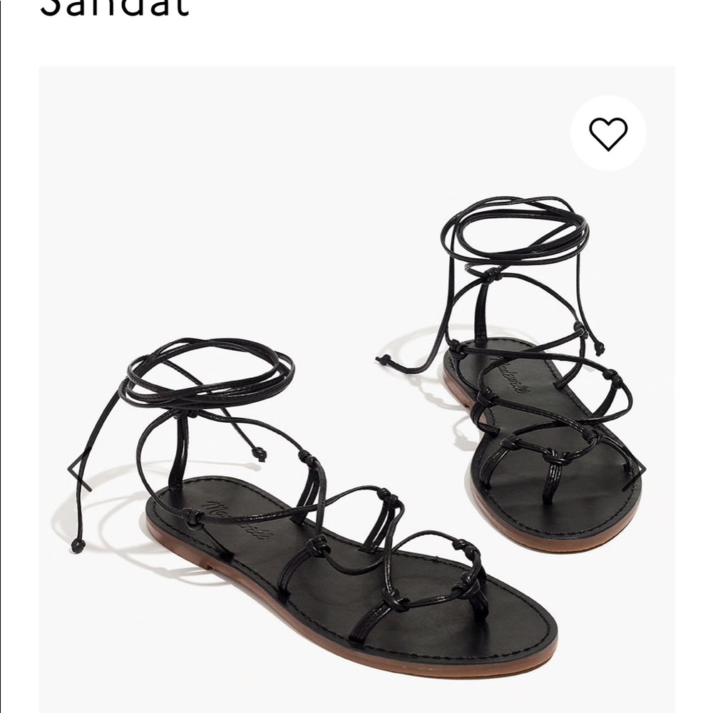 NWT Madewell boardwalk lace up sandal. Size 8.5